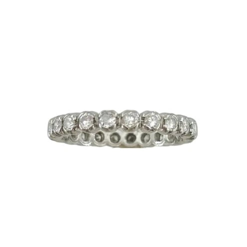 Bague Alliance en or blanc et diamants - Castafiore