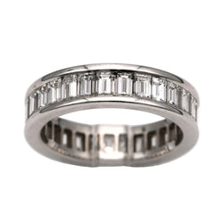 Bague Alliance en or blanc et diamants - Castafiore