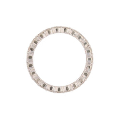 Bague Alliance en or blanc et diamants - Castafiore