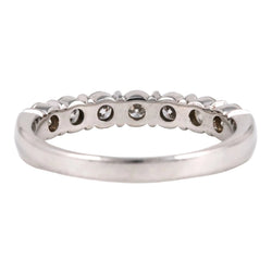 Bague Alliance en or blanc et diamants - Castafiore