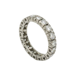 Bague Alliance en or blanc et diamants - Castafiore