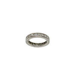 Bague Alliance en or blanc et diamants - Castafiore
