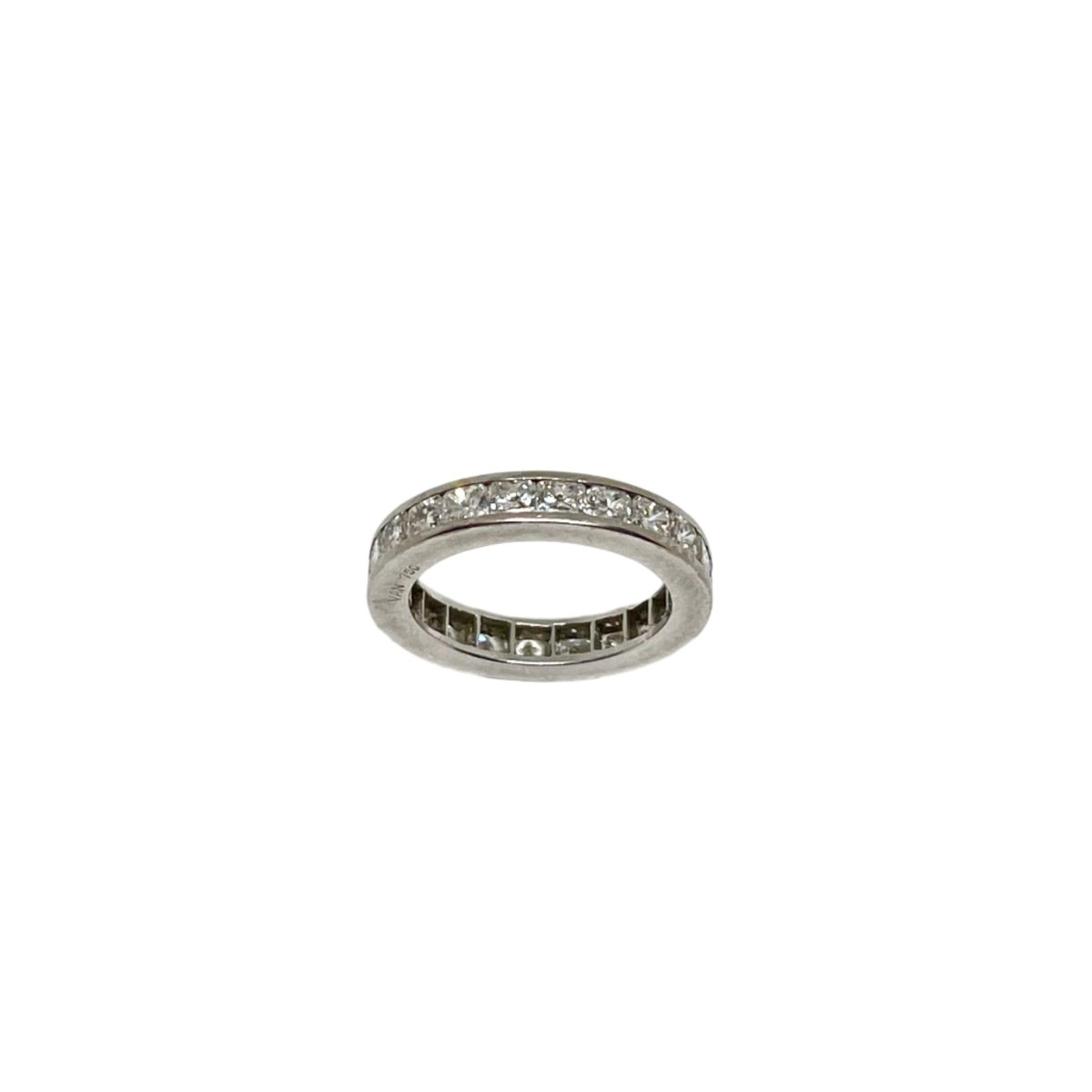 Bague Alliance en or blanc et diamants - Castafiore