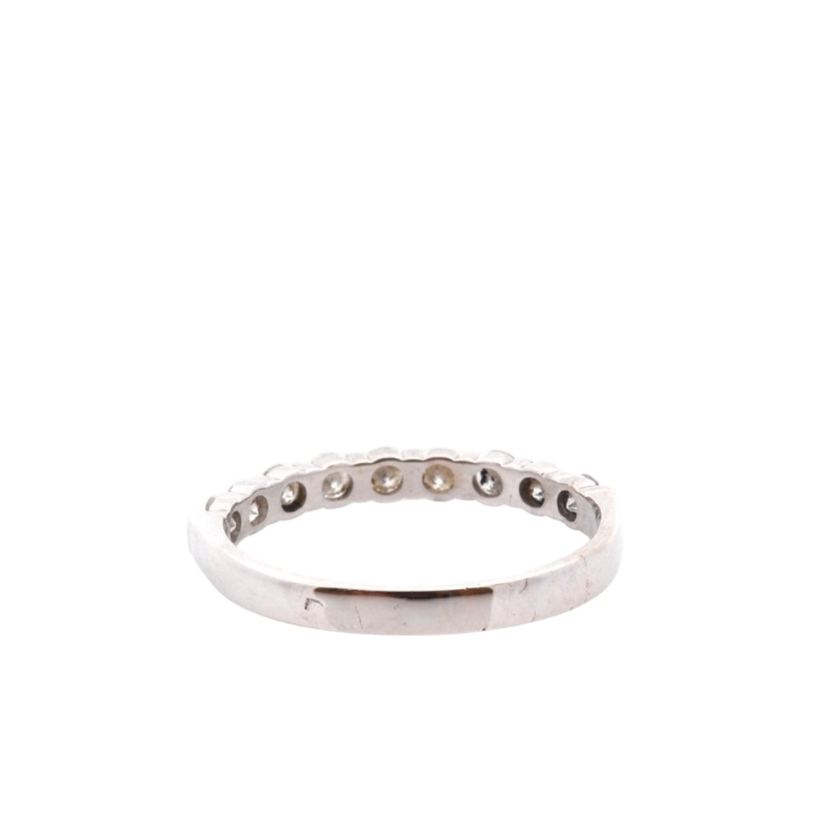 Bague Alliance en or blanc et diamants - Castafiore