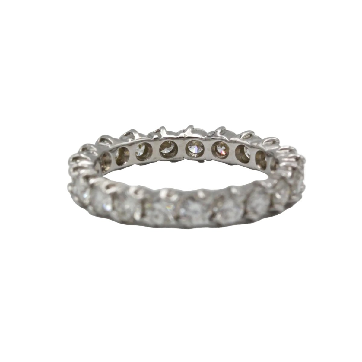 Bague Alliance en or blanc et diamants - Castafiore