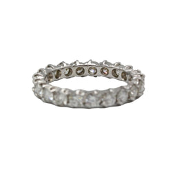 Bague Alliance en or blanc et diamants - Castafiore