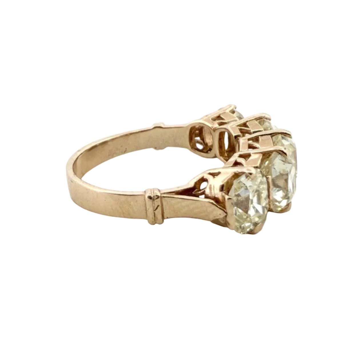 Bague Alliance en or blanc et diamants - Castafiore