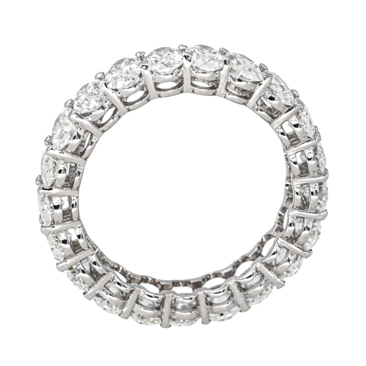 Bague Alliance en or blanc et diamants - Castafiore