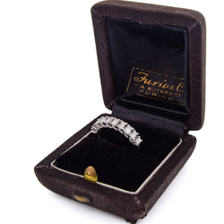 Bague Alliance en or blanc et diamants - Castafiore