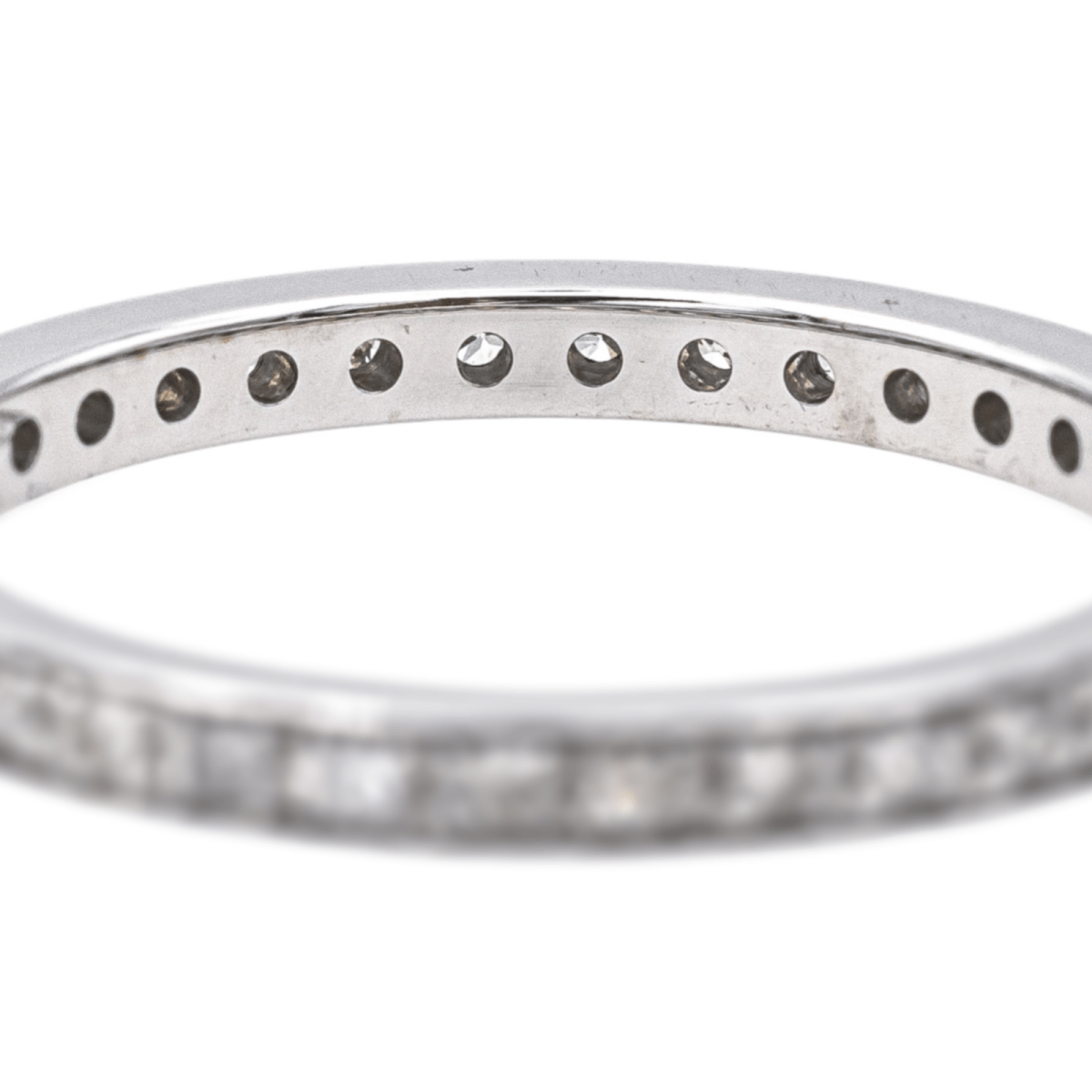 Bague Alliance en or blanc et diamants - Castafiore