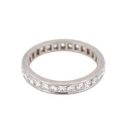 Bague Alliance en or blanc et diamants - Castafiore