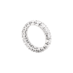 Bague Alliance en or blanc et diamants - Castafiore