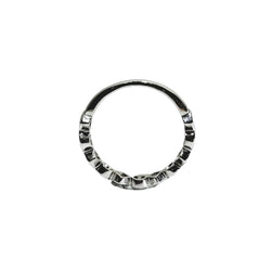 Bague Alliance en or blanc et diamants - Castafiore