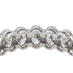 Bague Alliance en or blanc et diamants - Castafiore