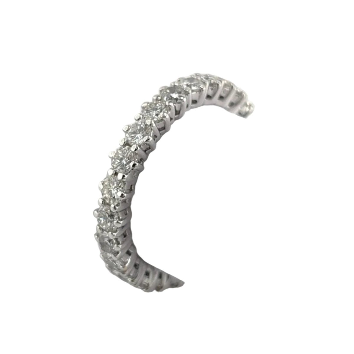 Bague Alliance en or blanc et diamants - Castafiore