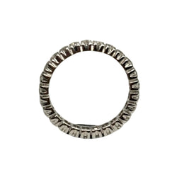 Bague Alliance en or blanc et diamants - Castafiore