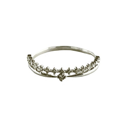 Bague Alliance en or blanc et diamants - Castafiore