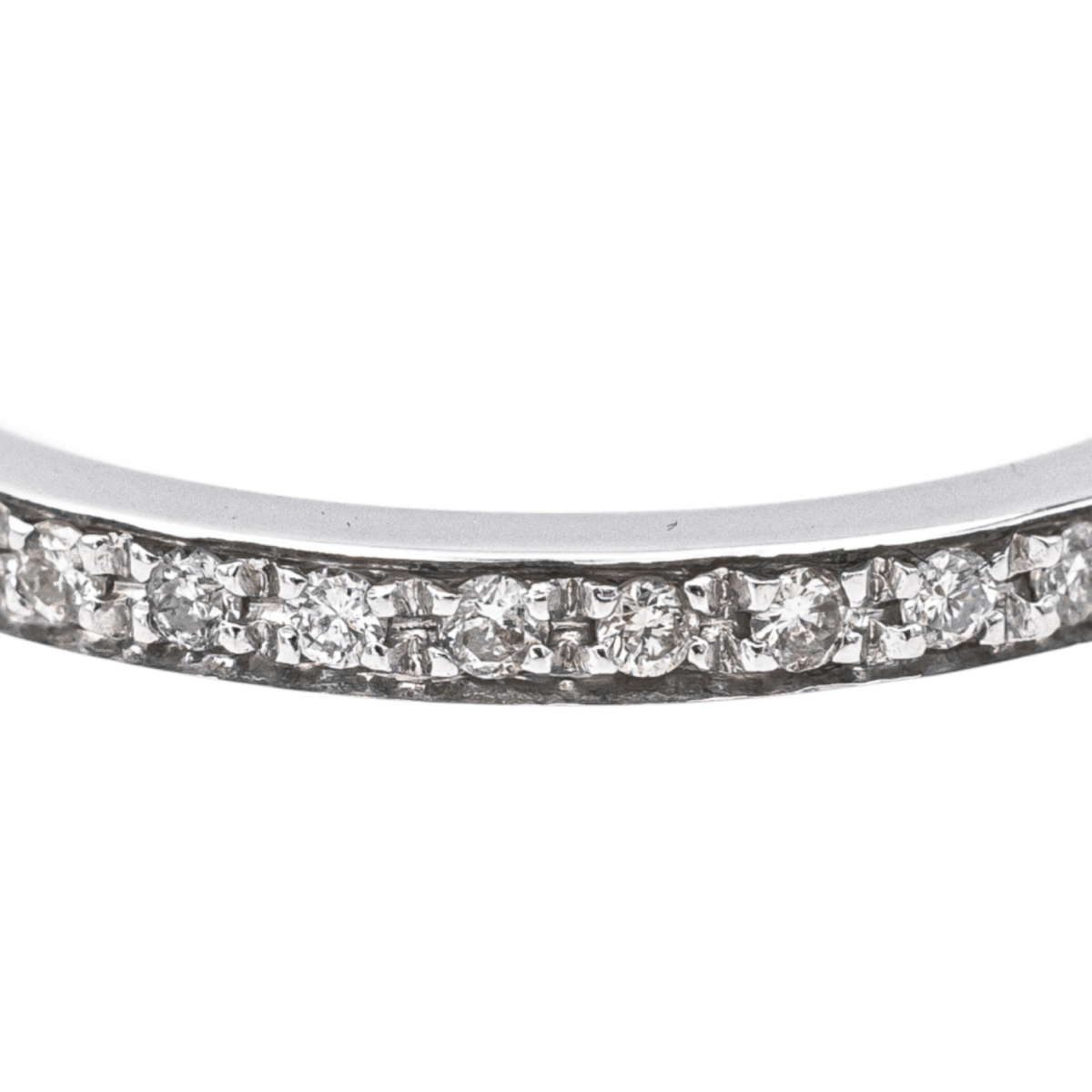 Bague Alliance en or blanc et diamants - Castafiore