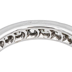 Bague Alliance en or blanc et diamants - Castafiore