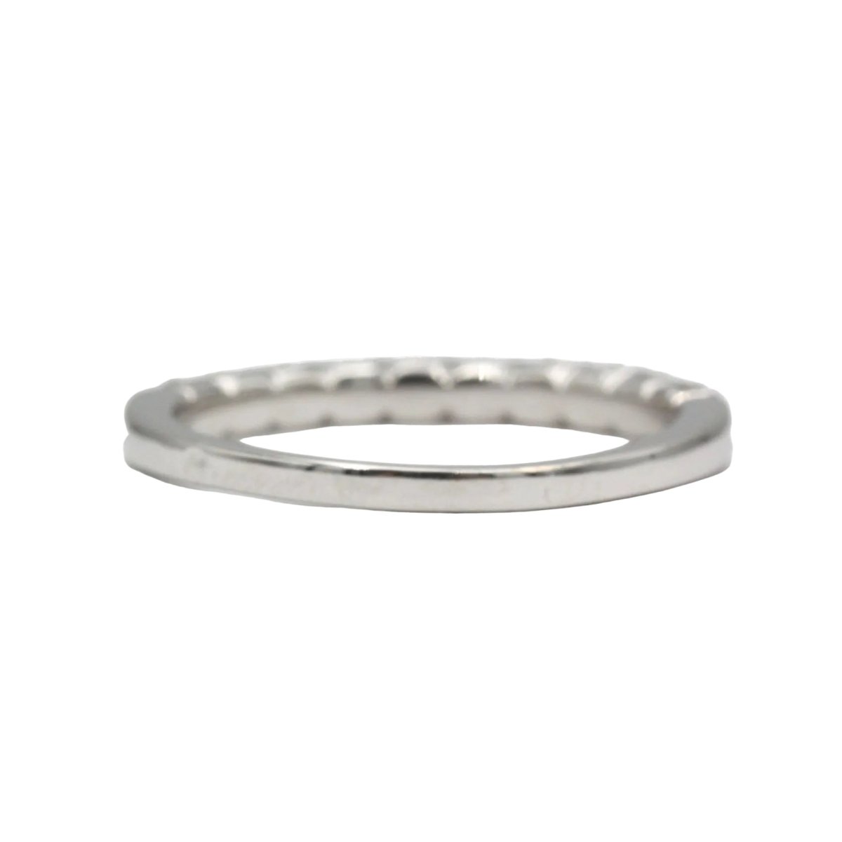 Bague Alliance en or blanc et diamants - Castafiore