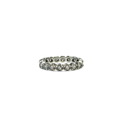 Bague Alliance en or blanc et diamants - Castafiore