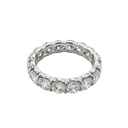 Bague Alliance en or blanc et diamants - Castafiore