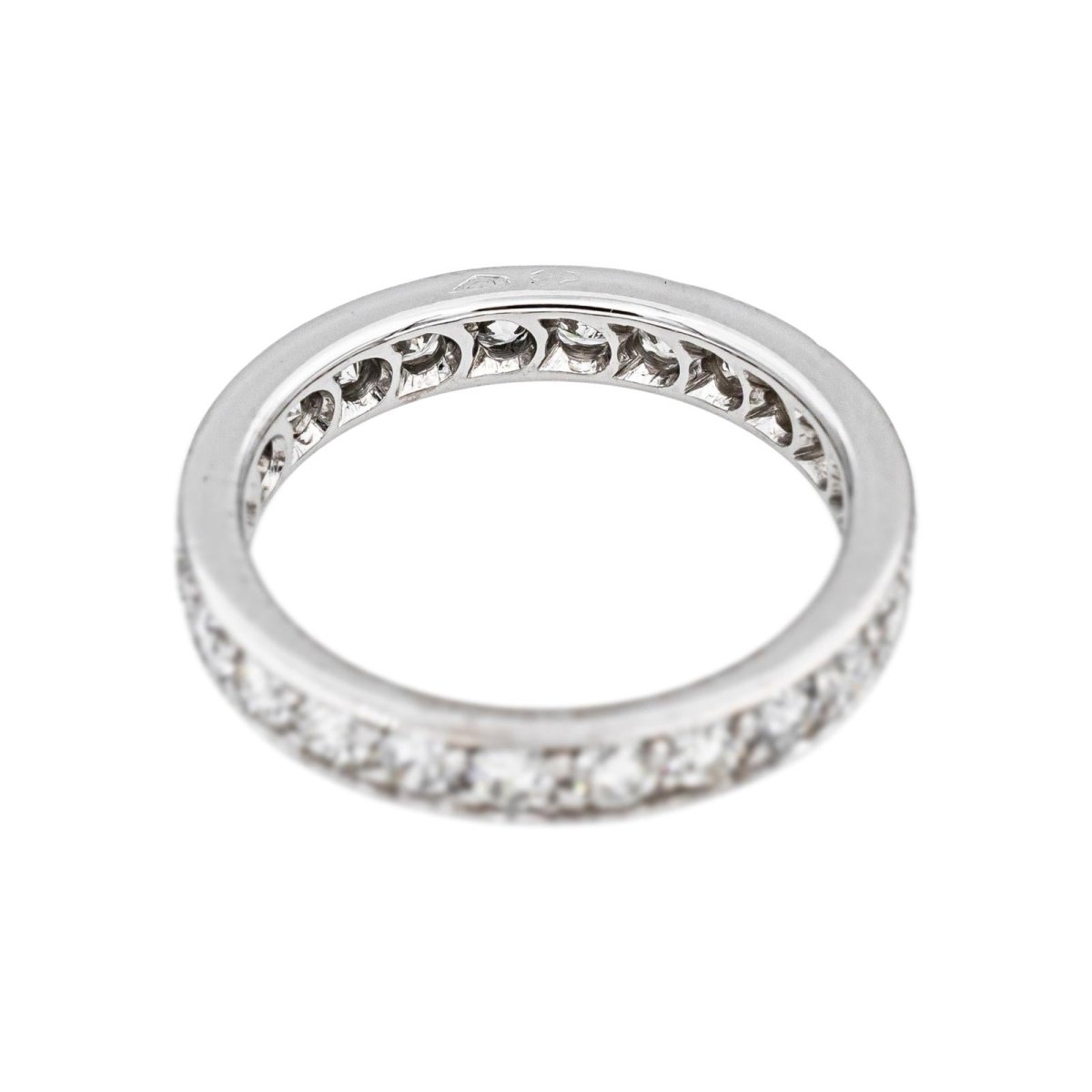 Bague Alliance en or blanc et diamants - Castafiore