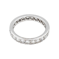 Bague Alliance en or blanc et diamants - Castafiore