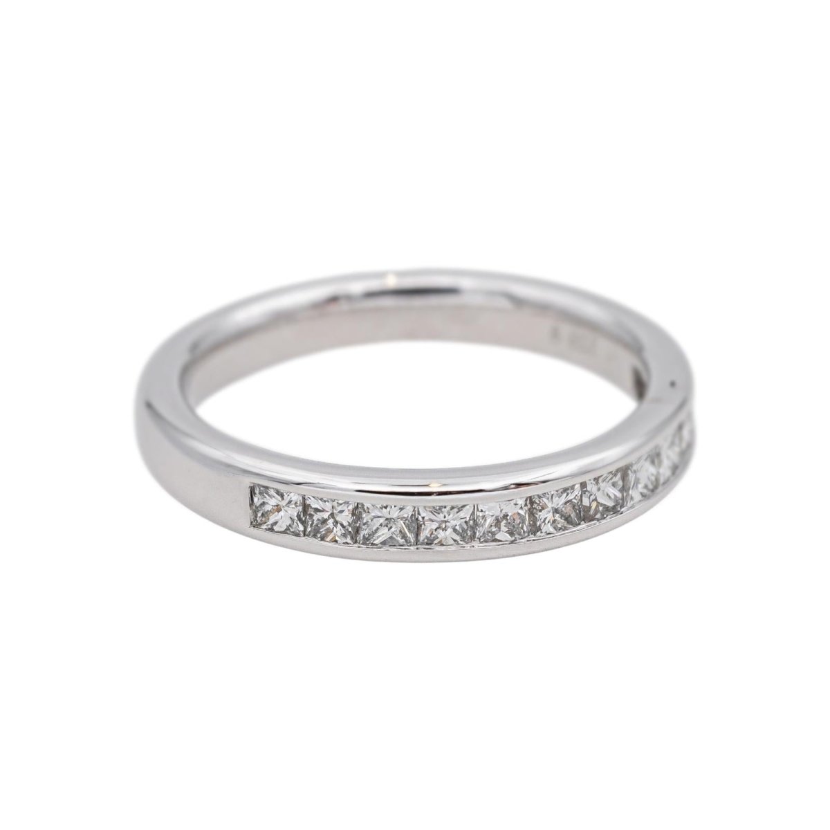 Bague Alliance en or blanc et diamants - Castafiore