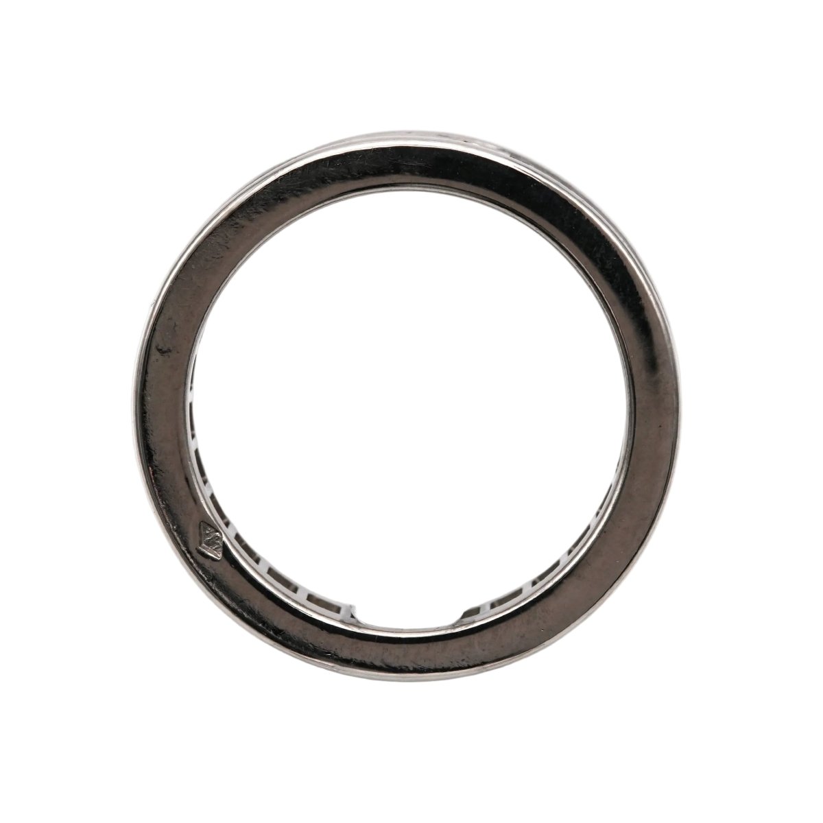 Bague Alliance en or blanc et diamants - Castafiore