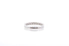 Bague alliance en or blanc et diamants - Castafiore