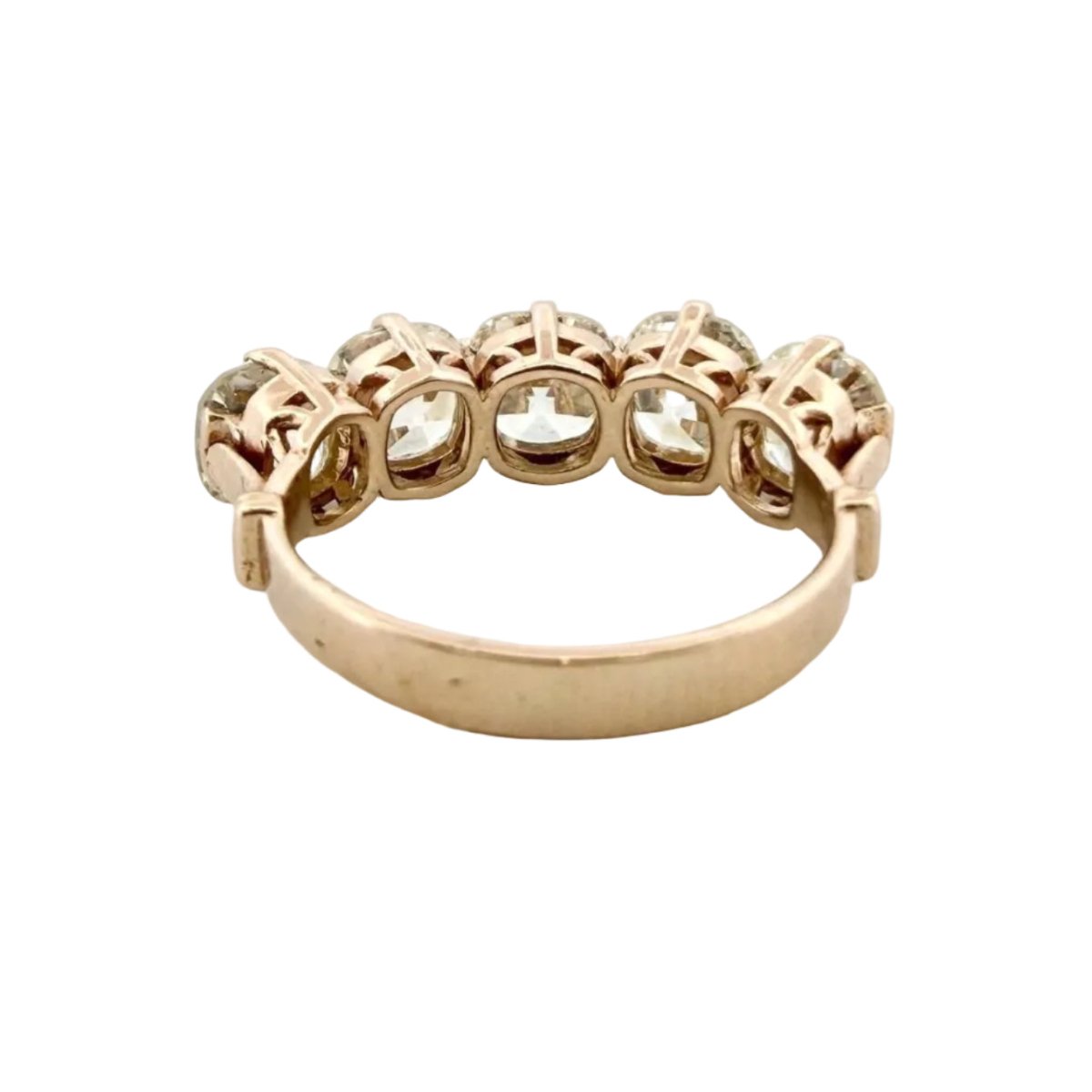 Bague Alliance en or blanc et diamants - Castafiore