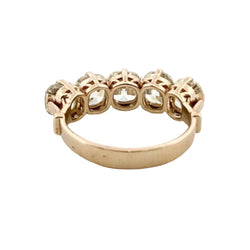 Bague Alliance en or blanc et diamants - Castafiore