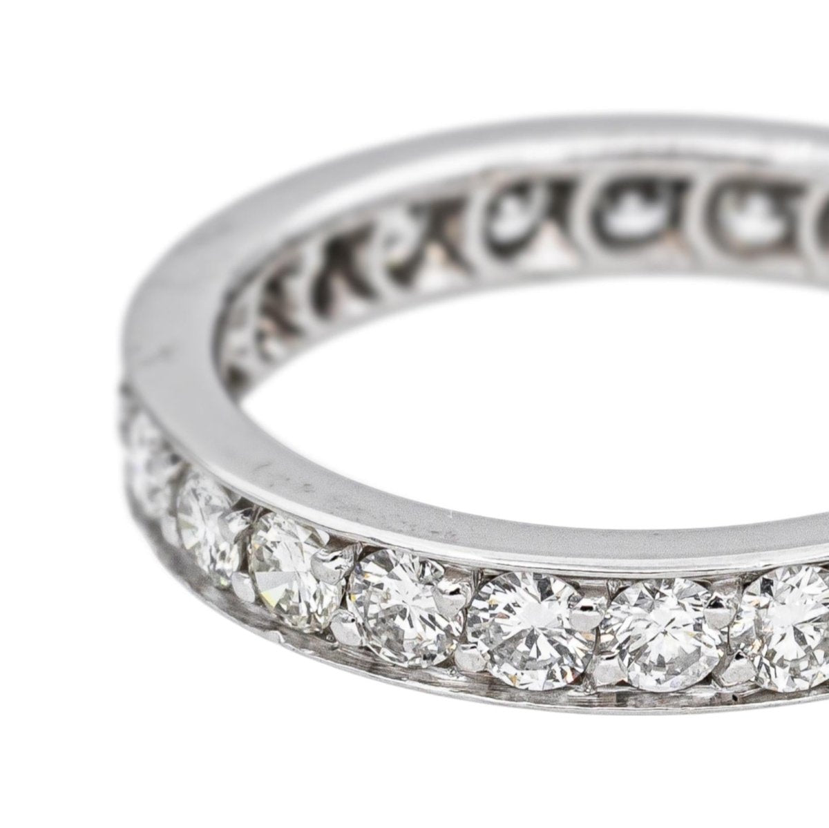 Bague Alliance en or blanc et diamants - Castafiore
