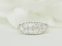 Bague Alliance en or blanc et diamants