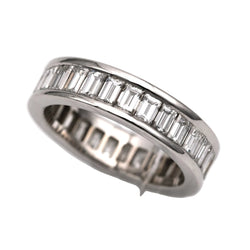 Bague Alliance en or blanc et diamants - Castafiore