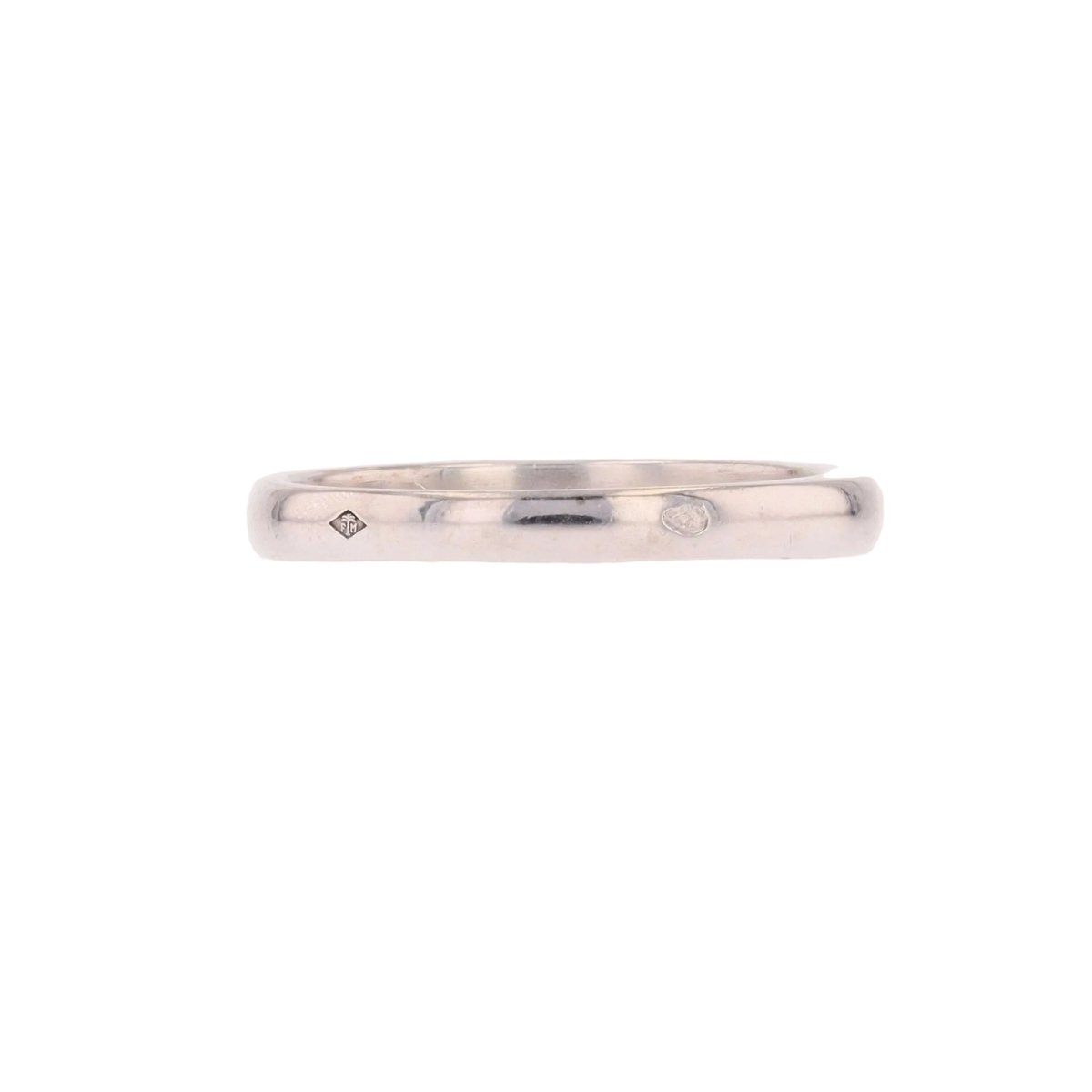 Bague Alliance en or blanc et diamants - Castafiore