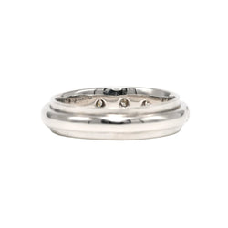 Bague Alliance en or blanc et diamants - Castafiore