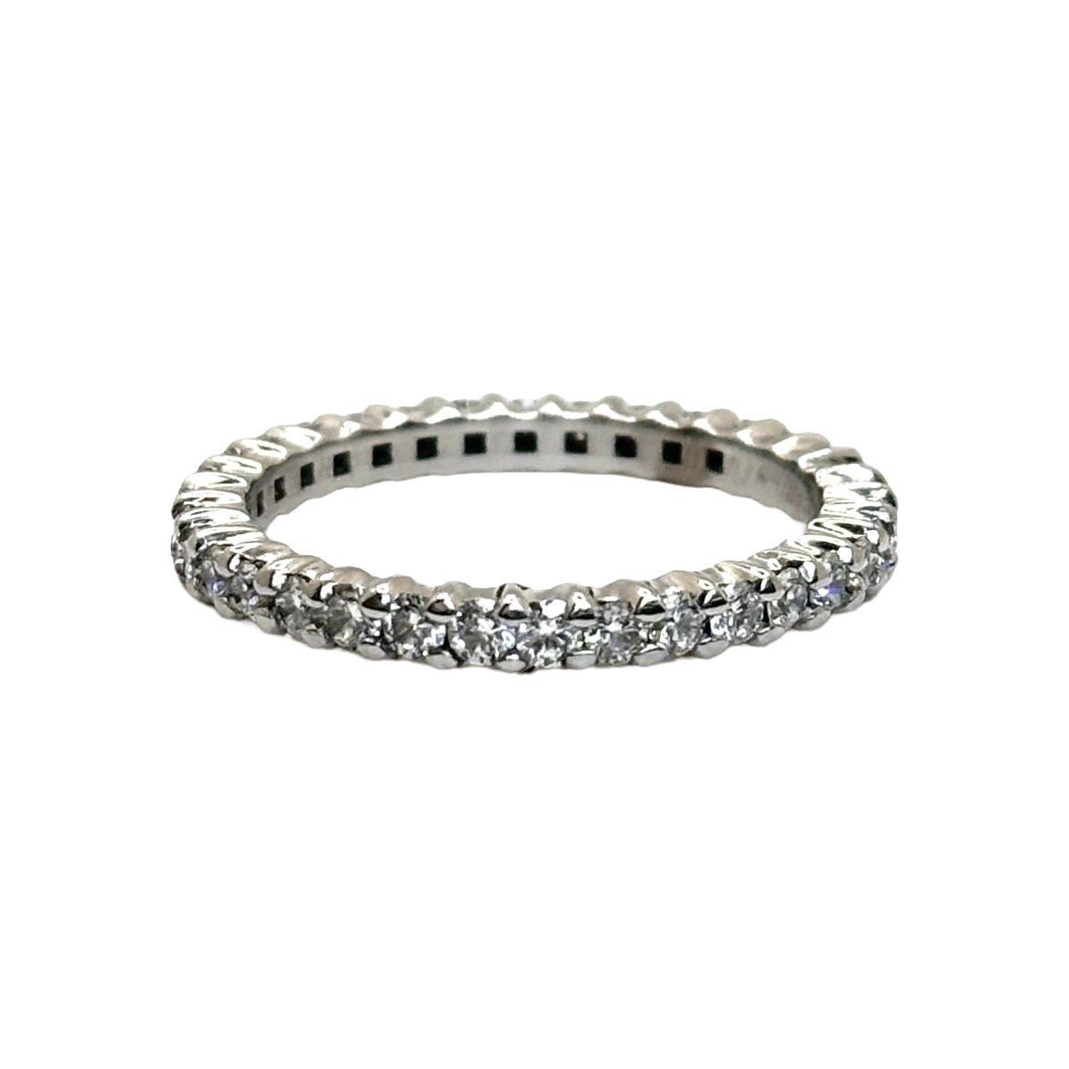 Bague Alliance en or blanc et diamants - Castafiore