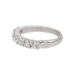 Bague Alliance en or blanc et diamants - Castafiore