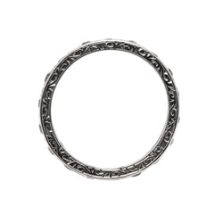 Bague Alliance en or blanc et diamants - Castafiore