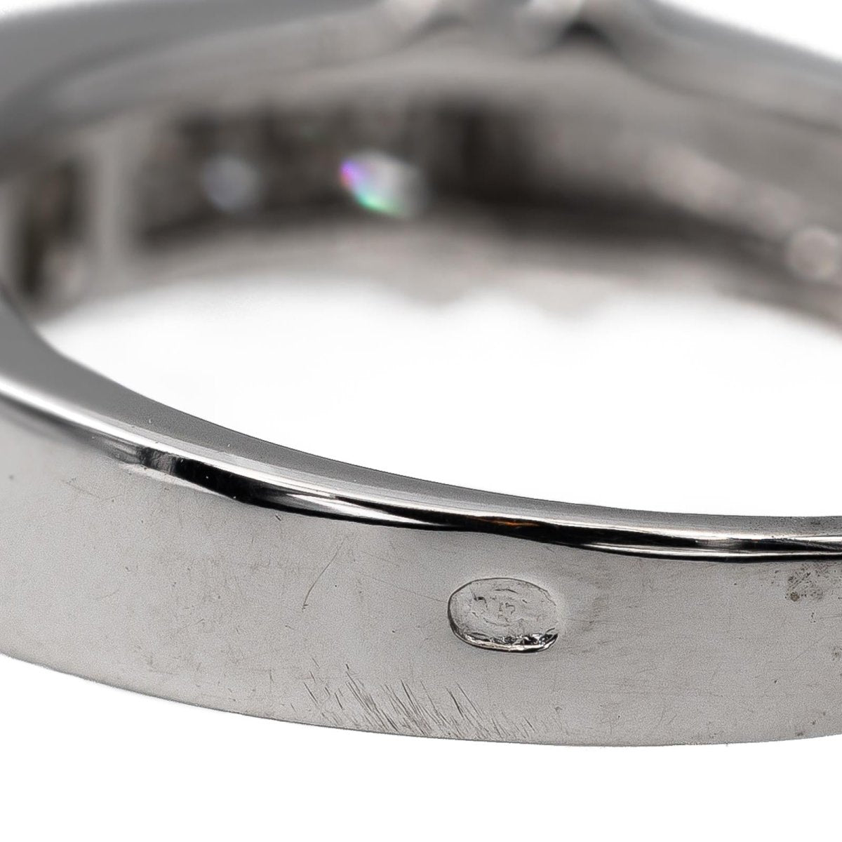 Bague Alliance en or blanc et diamants - Castafiore