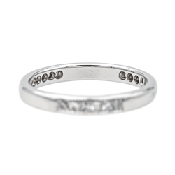 Bague Alliance en or blanc et diamants - Castafiore