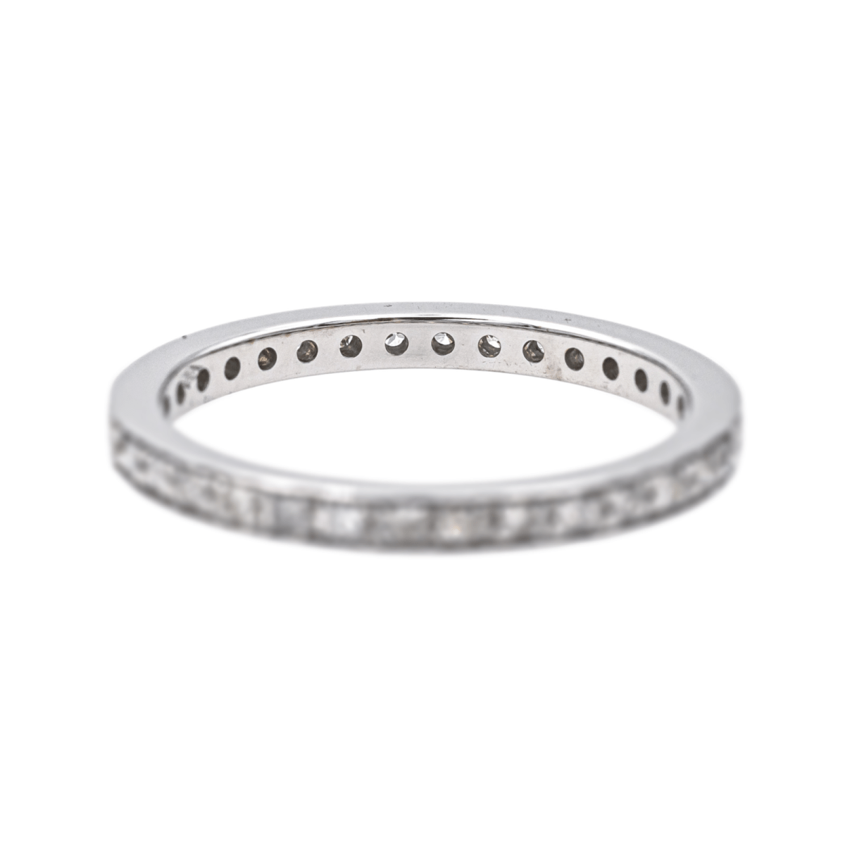 Bague Alliance en or blanc et diamants - Castafiore
