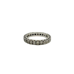 Bague Alliance en or blanc et diamants - Castafiore