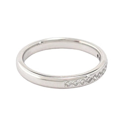 Bague Alliance en or blanc et diamants - Castafiore