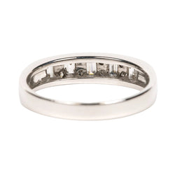 Bague Alliance en or blanc et diamants - Castafiore