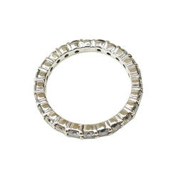 Bague Alliance en or blanc et diamants - Castafiore