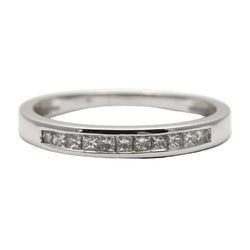 Bague Alliance en or blanc et diamants - Castafiore