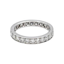 Bague Alliance en or blanc et diamants - Castafiore